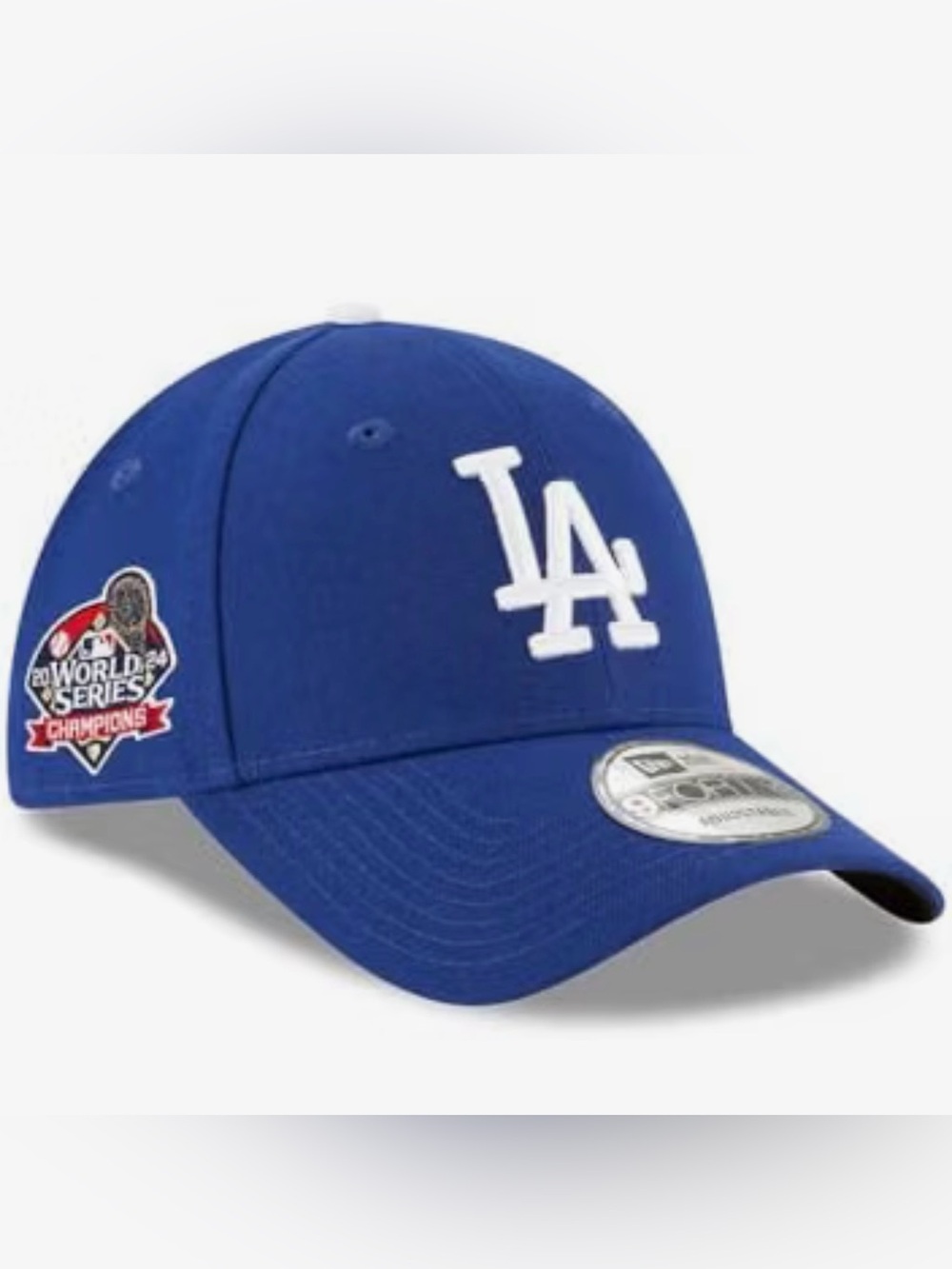 NWT LA Dodgers 2024 World Series Champions 9FORTY Cap Blue New